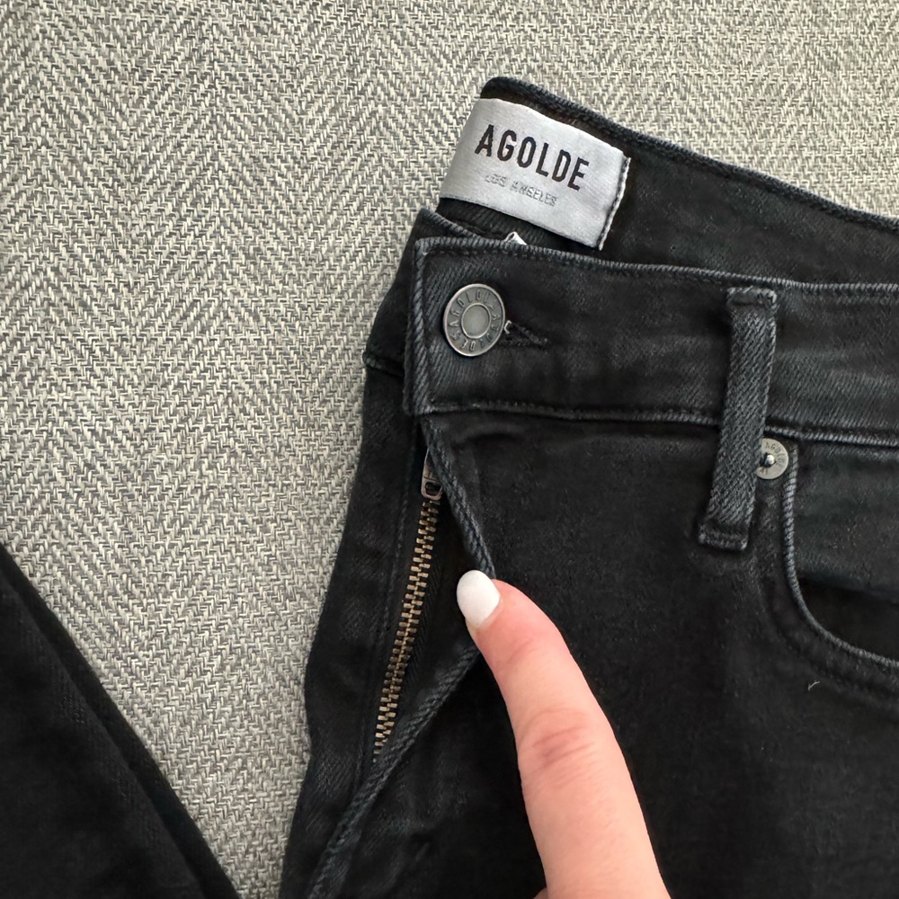 AGOLDE - Sophie Mid Rise Ankle Skinny Jeans - Picture 6 of 12